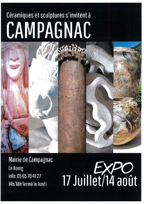 Céramiques et sculptures s'invitent à Campagnac