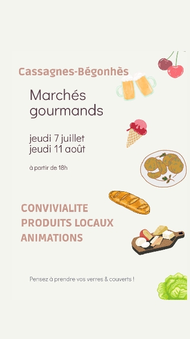 Marché gourmand de Cassagnes-Bégonhès