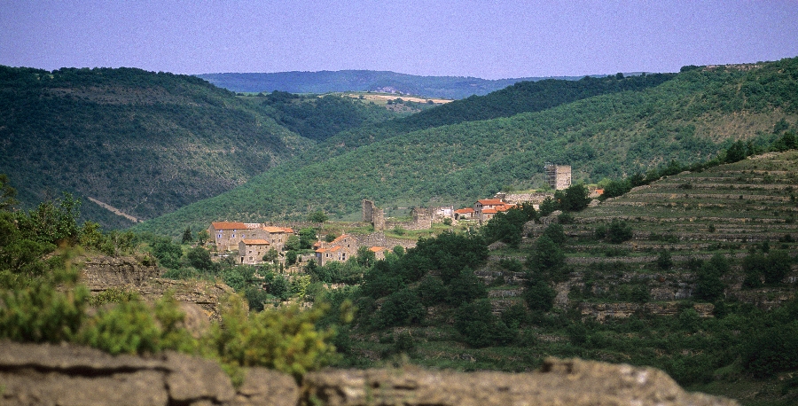 Vestiges du château d'Auriac