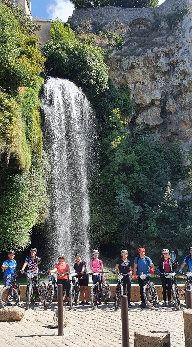 Balade en VTT électrique autour de Salles La Source