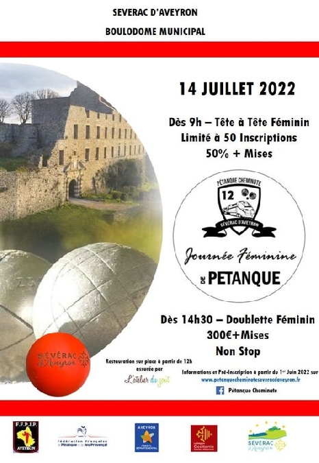 Journée Féminine de Pétanque à Sévérac-le-Château