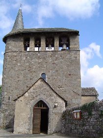 Église d'Ayrinhac, Commune de Bertholène, Office de Tourisme des Causses à l'Aubrac