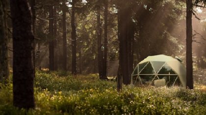 Rêve Aveyron : Glamping Dôme , OFFICE DE TOURISME DU PAYS DE ROQUEFORT ET DU ST-AFFRICAIN