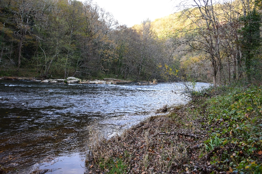 Le Viaur à Bor-et-Bar (lâchers de truites)  France Occitanie Aveyron Bor-et-Bar 12270