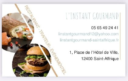 L'instant Gourmand Traiteur, OFFICE DE TOURISME DU PAYS DE ROQUEFORT ET DU ST-AFFRICAIN