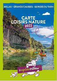 Carte Loisirs Nature 2021, OFFICE DE TOURISME DE MILLAU