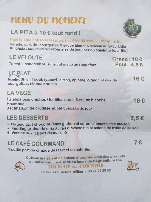 La Table Nomade
