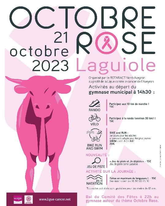 Octobre rose à Laguiole
