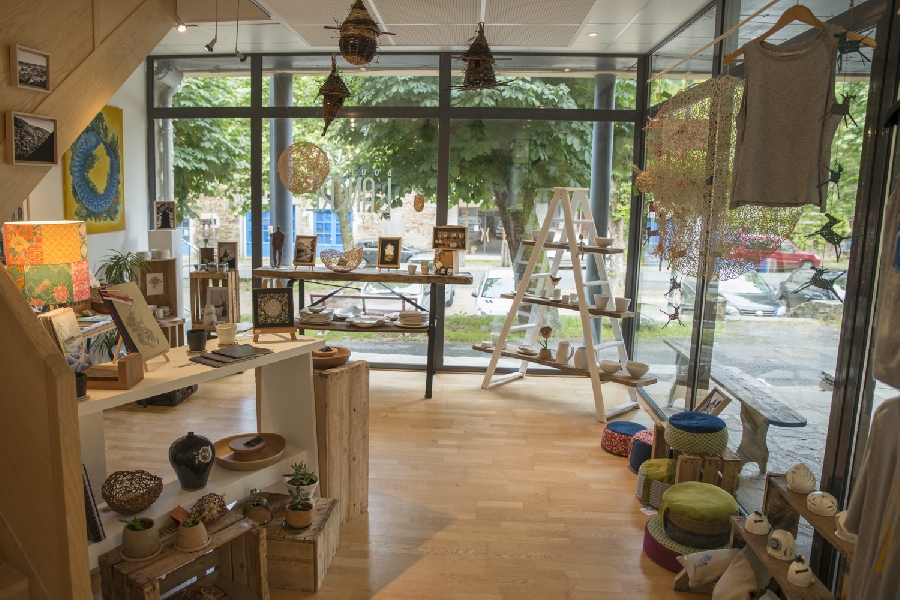 L'Ancre - espace boutique et exposition du Pôle des métiers d'art du Pays Ségali