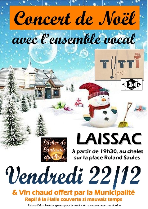 Concert de Noël à Laissac