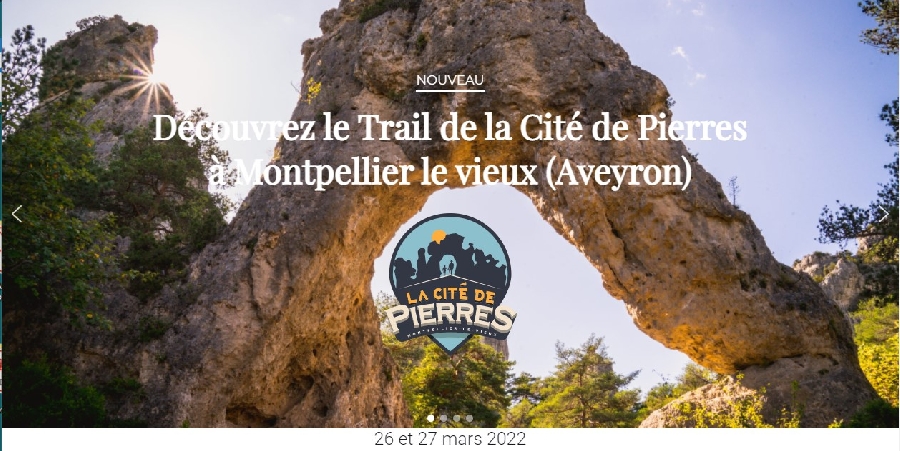 Trail de la Cité de Pierres à Montpellier le Vieux 2022
