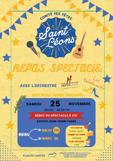 REPAS SPECTACLE 