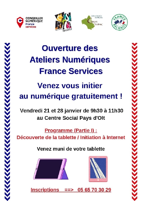 Ateliers numériques France Services