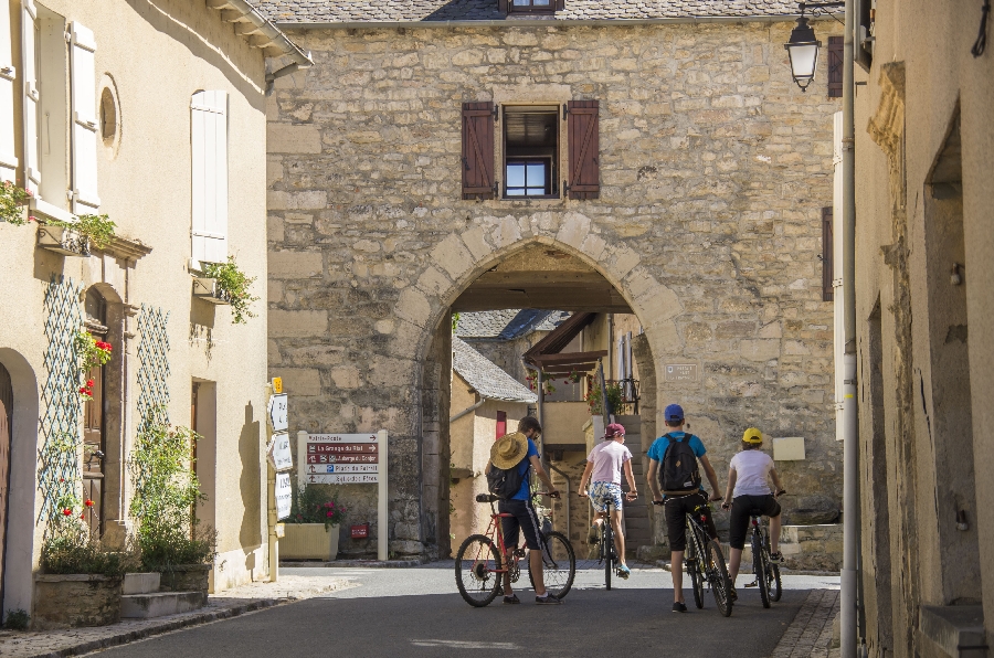 Circuit vélo par les routes autour de Bournazel