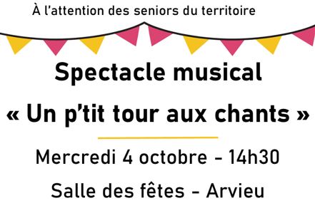 SPECTACLE Musical Sénior