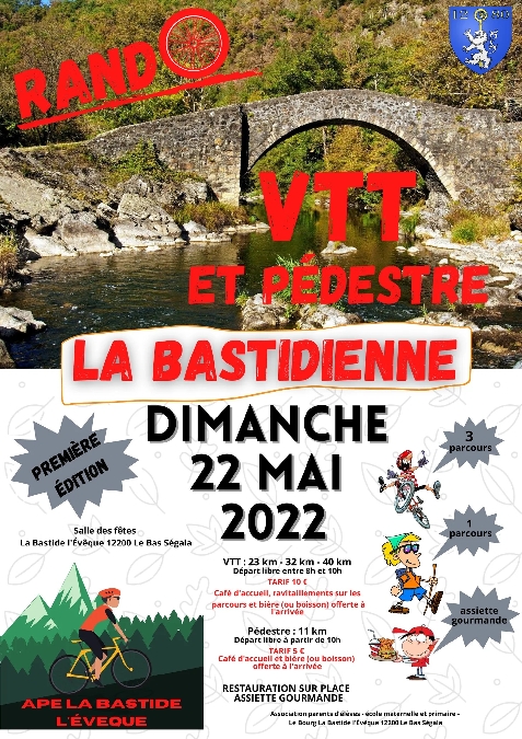 Randonnée VTT et pédestre La Bastidienne