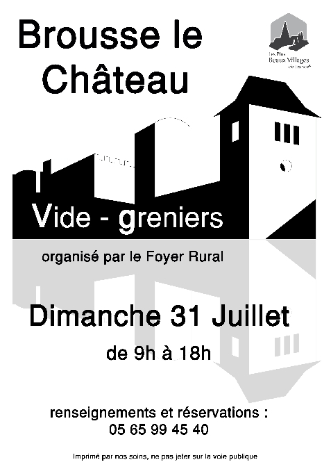 Vide grenier - Brousse le Château
