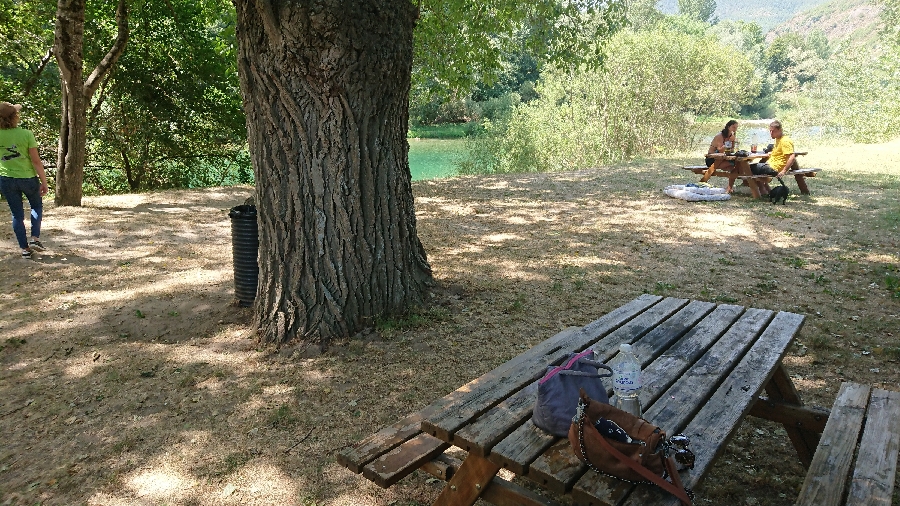 Aire de pique-nique de Mostuéjouls  France Occitanie Aveyron Mostuéjouls 12720