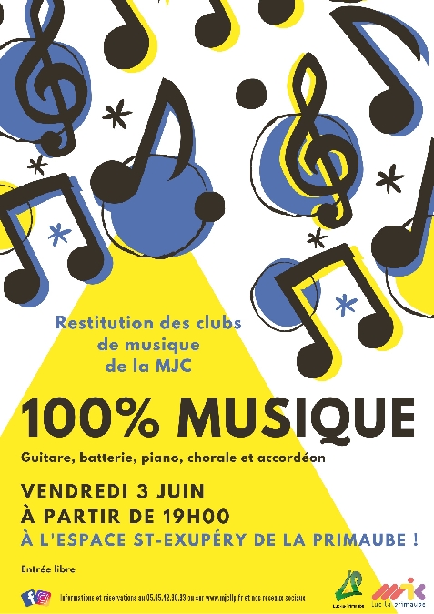 Concert - soirée 100% musique