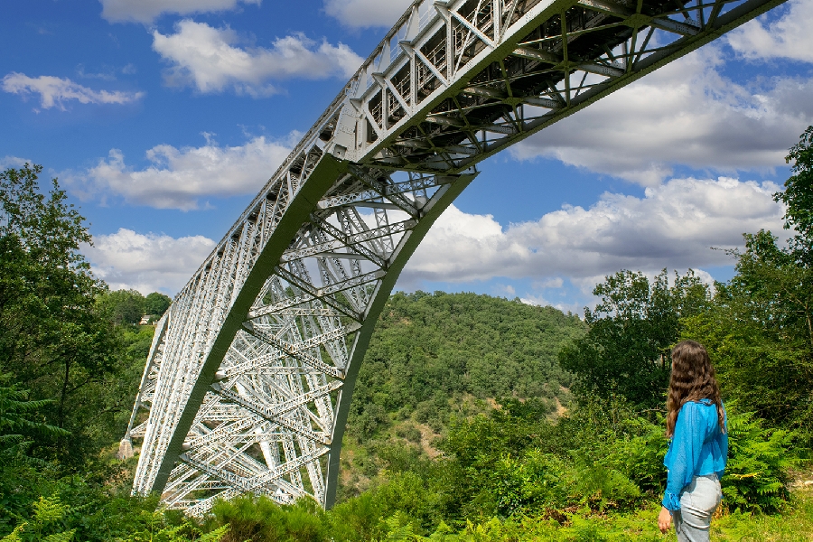 Panorama over the Viaur Viaduct