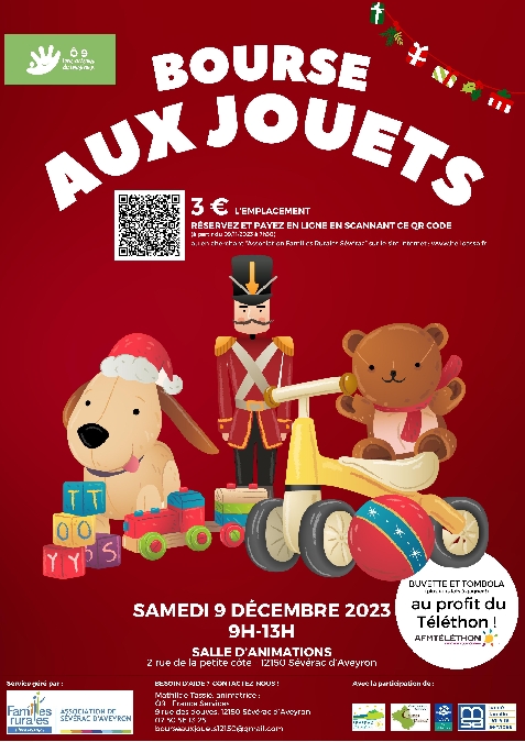 Bourse aux jouets, vêtements et matériel de puériculture à Sévérac-le-Château