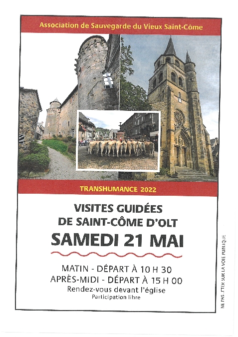 Visite guidée du village de Saint-Côme-d'Olt