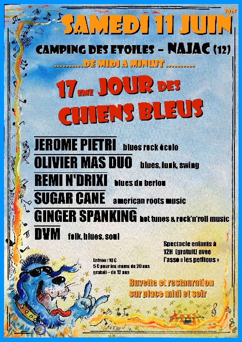 18ème journée du festival des Chiens bleus - Edition 2023