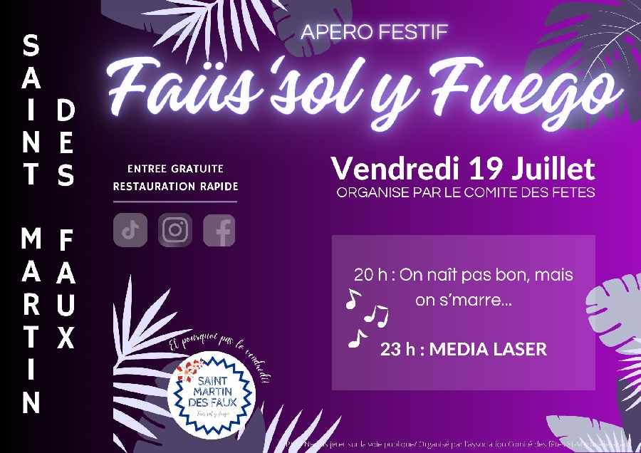 3eme SOIREE " Faus'Sol y Fuego" (Apero festif) null France null null null null