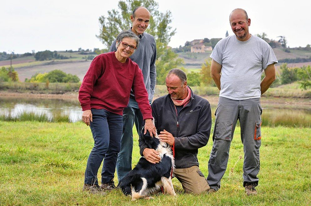 La famille Bernat, La Ferme de Galamans