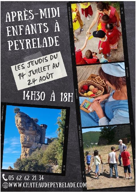 Animations enfants - Château de Peyrelade