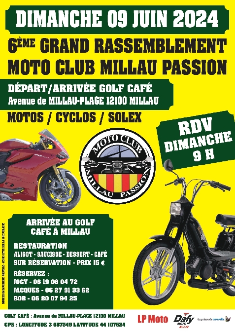 6ème Grand Rassemblement Moto Club Millau Passion