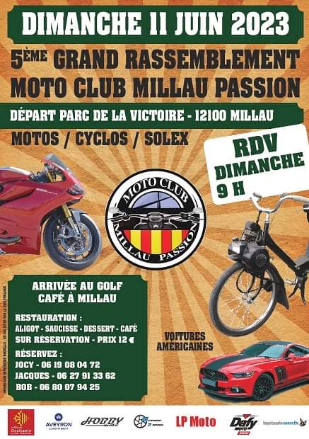 5ème Grand Rassemblement Moto Club Millau Passion