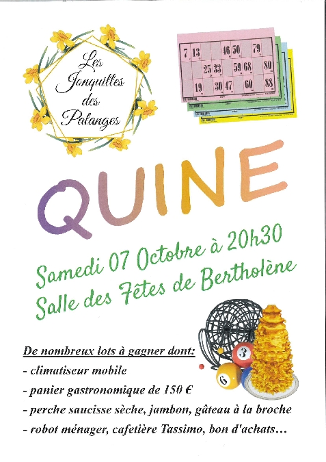 Quine des Jonquilles des Palanges