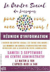 Réunion d'information du Centre Social , Office de Tourisme des Causses à l'Aubrac