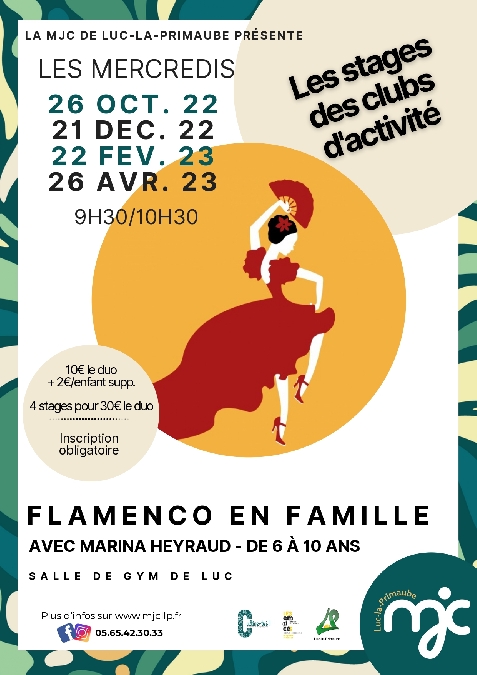 Stage flamenco en famille