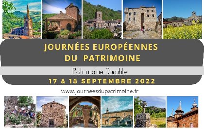 Programme Journées du Patrimoine 2022, Office de Tourisme Rougier d’Aveyron Sud
