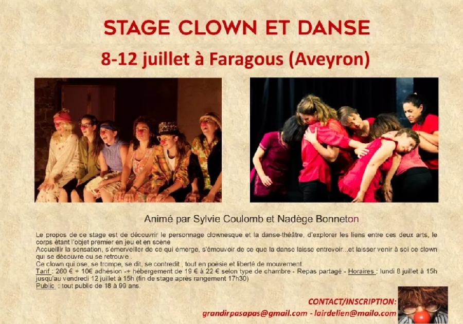 Stage Clown et danse