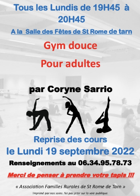 Gym douce pour adulte