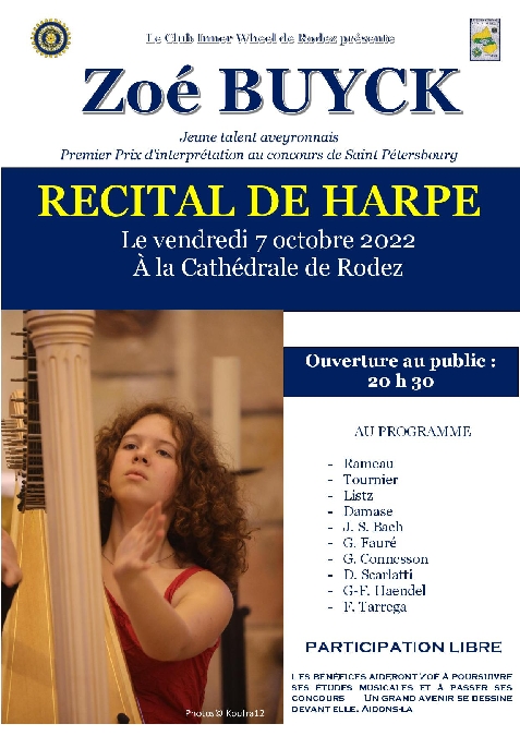 Récital de Harpe de Zoé Buyck