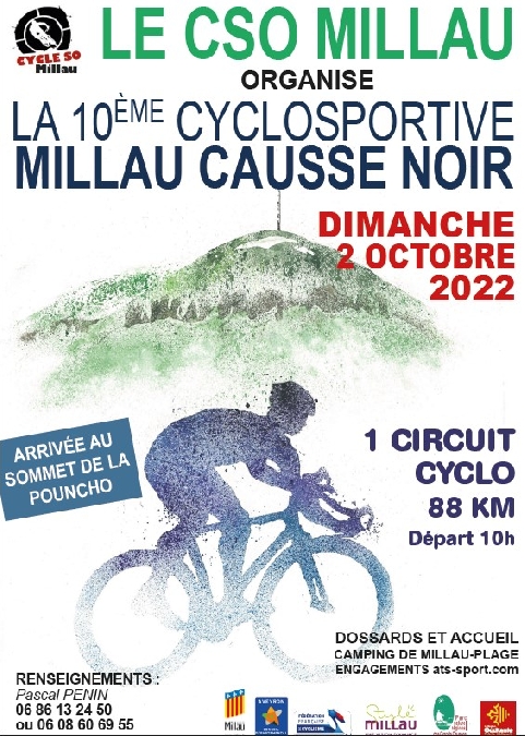 10e cyclosportive Millau Causse Noir