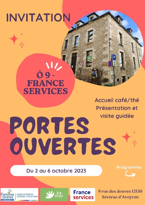 Semaine Portes ouvertes France Services à Sévérac-le-Château