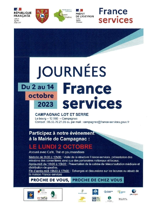 Journée portes ouvertes France Service à Campagnac