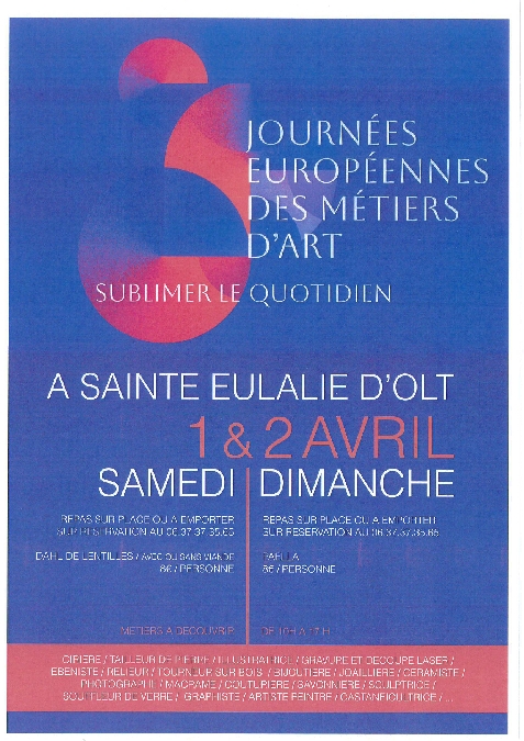 Journée européennes des métiers d'arts
