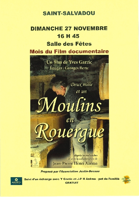 Cinéma : mois du film documentaire - Saint-Salvadou