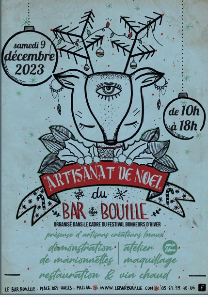 Festival Bonheurs d'Hiver - Marché de Noël artisanal au Bar'Bouille