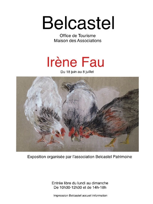 Exposition peinture Irène Fau