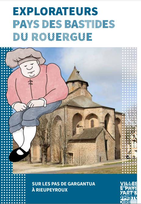 livret jeu "Sur les pas de Gargantua à Rieupeyroux"  France Occitanie Aveyron Rieupeyroux 12240