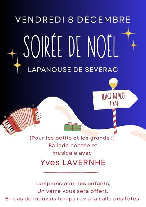 Conte et déambulation musicale de Noël à Lapanouse