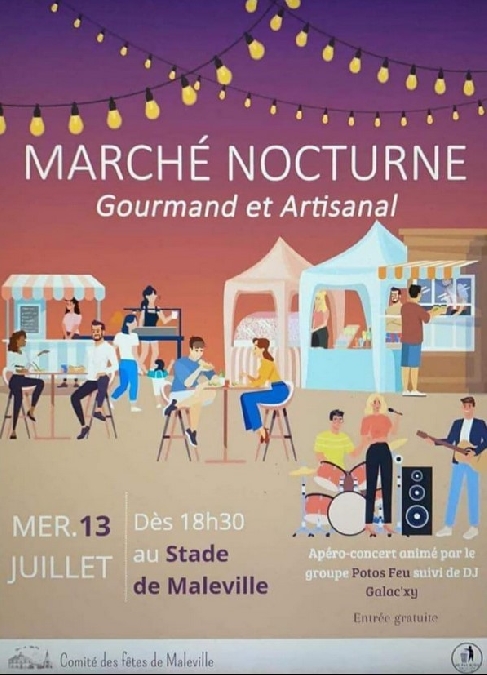 Marché nocturne - Gourmand et artisanal