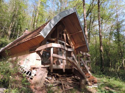 La Cabane dans les bois du Moulin de Cavaillac, OT Villefranche-Najac